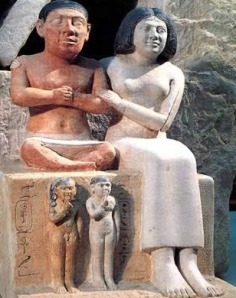 Seneb mit Familie, datiert auf 2670–2500 BC