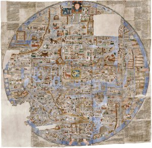 Ebstorfer mappa mundi von 1300 AD
